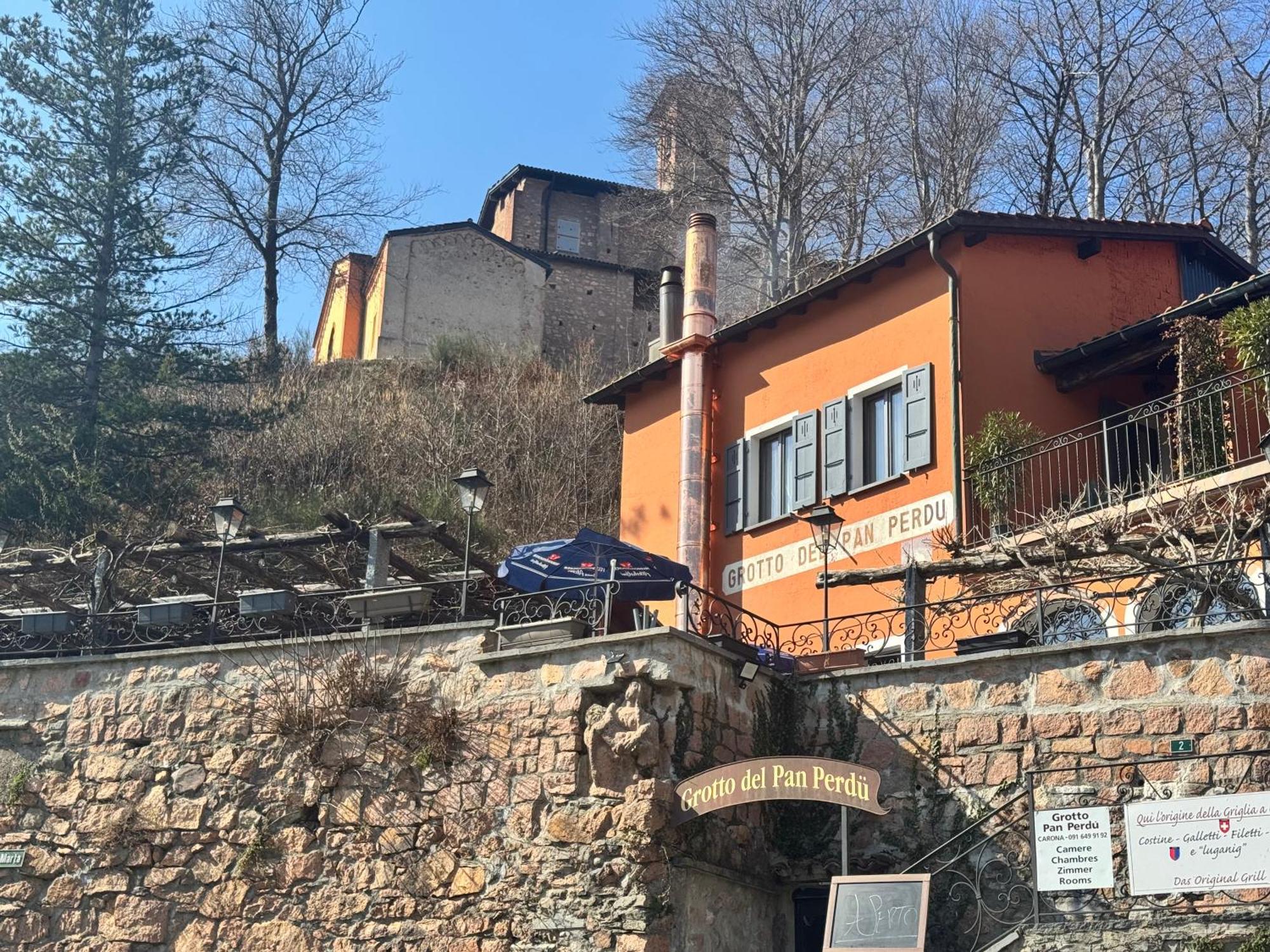 Bed and Breakfast Grotto Del Pan Perdue Lugano Esterno foto